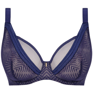 Freya-Lingerie-Tailored-Dark-Sapphire-Blue-Plunge-Bra-AA401121DKS