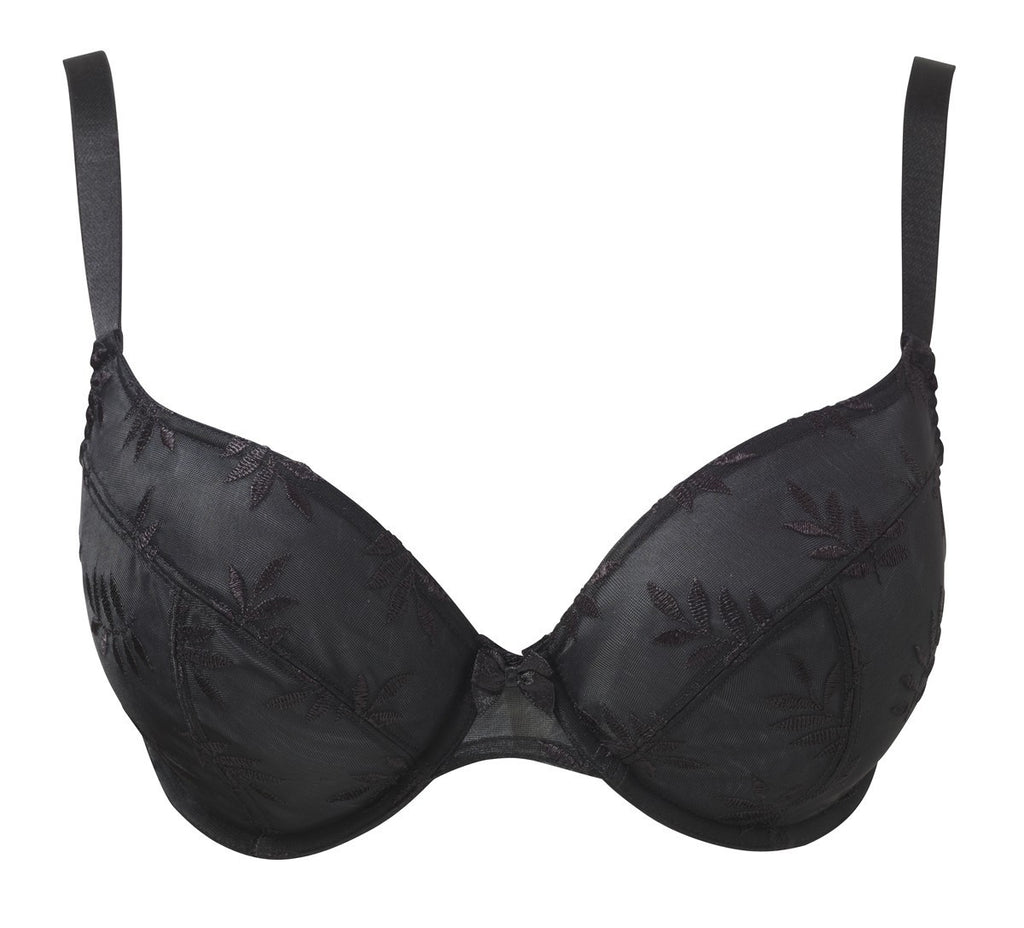 Panache Tango Bra Plunge Black 3256 Poinsettia