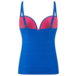 Cleo-Swimwear-Matilda-Cobalt-Plunge-Tankini-Swim-Top-CW0081-Back