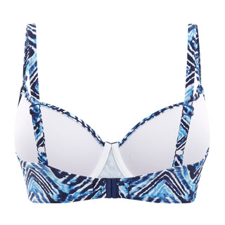 Cleo-Swimwear-Suki-Indigo-Blue-White-Balconette-Bikini-CW0205-Back