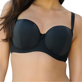 Curvy-Kate-Luxe-Black-Strapless-Multiway-Bra-Straps-CK2601-Front