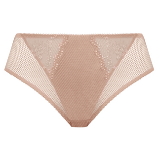 Charley High Leg Brief Fawn Nude - Elomi