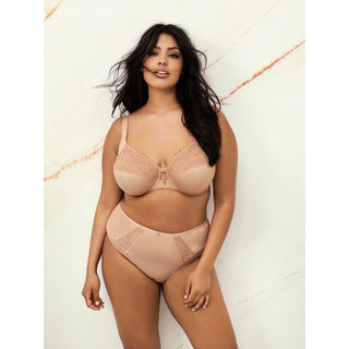 Elomi-Lingerie-Lydia-Sahara-Nude-Bandless-Bra-EL4390SAH-Full-Brief-EL4395SAH-Lifestyle