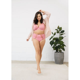 Elomi-Lingerie-Matilda-Rose-Pink-Plunge-Bra-EL8900ROE-Brief-EL8905ROE-Lifestyle
