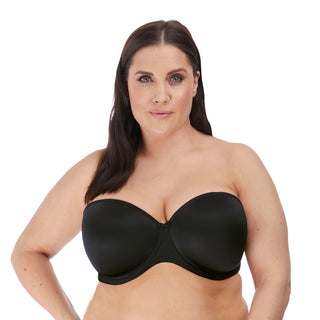Elomi-Lingerie-Smooth-Black-Strapless-Bra-EL4300BLK-Front