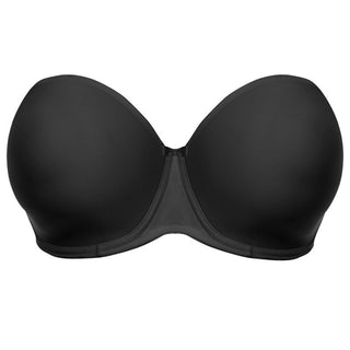 Elomi-Lingerie-Smooth-Black-Strapless-Bra-EL4300BLK