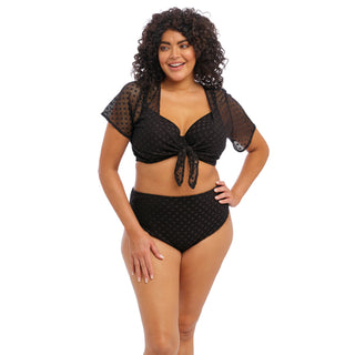 Elomi Swim Bazaruto Beach Top Black ES800696BLK Mid Rise Bikini Brief ES800672BLK