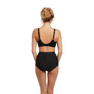 Fantasie-Lingerie-Fusion-Black-Full-Cup-Side-Support-Bra-FL3091BLK-High-Waist-Brief-FL3098BLK-Back