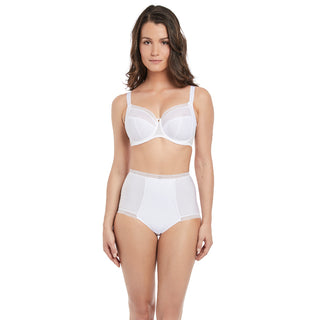 Fantasie-Lingerie-Fusion-White-Full-Cup-Side-Support-Bra-FL3091WHE-High-Waist-Brief-FL3098WHE-Front