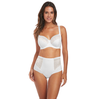 Fantasie-Lingerie-Illusion-White-Side-Support-Bra-FL2982WHE-High-Waist-Brief-FL2988WHE-Front