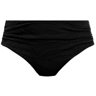 Fantasie-Swim-Ottawa-Black-Deep-Gathered-Bikini-Brief-FS6363BLK