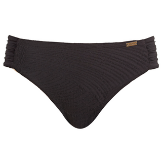 Fantasie-Swim-Ottawa-Black-Mid-Rise-Gathered-Side-Bikini-Brief-FS6358BLK-Front