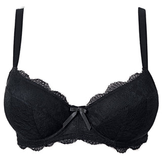 Freya-Lingerie-Fancies-Black-Half-Cup-Bra-AA1013BLK