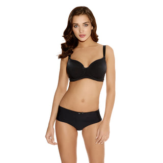 Freya-Lingerie-Idol-Black-Balcony-Bra-AA1050BLK-Hipster-Short-AA1056BLK-Front