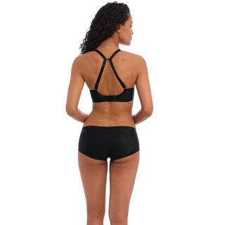 Freya-Lingerie-Tailored-Black-Plunge-Tshirt-Bra-Racerback-AA401131BLK-Short-AA401180BLK-Back