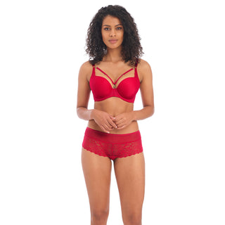 Freya-Lingerie-Temptress-Cherry-Red-T-Shirt-Bra-Straps-AA400131CHR-Short-AA400180CHR