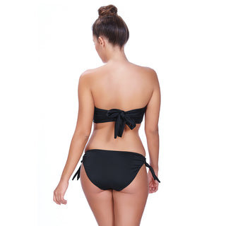 Freya-Swimwear-Deco-Swim-Black-Multiway-Bandeau-Bikini-Top-AS3872BLK-Tie-Side-Brief-AS3805BLK-Back