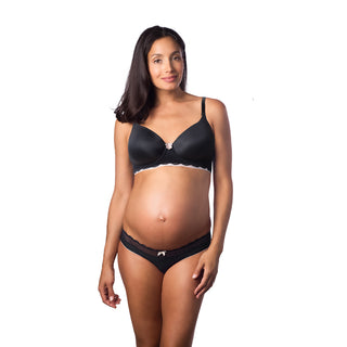 Hotmilk-Lingerie-Forever-Yours-Lace-Black-Nursing-Bra-Front