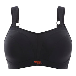 Panache-Black-Sports-Bra-Wired-5021-Front