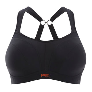 Panache-Black-Sports-Bra-Wired-Racerback-5021-Front