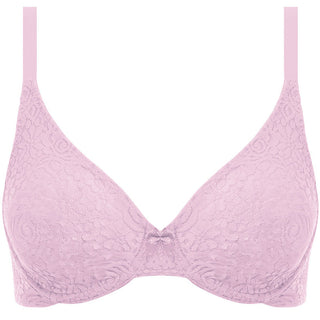 Halo Lace Sweet Pink Non Padded Moulded Bra - Wacoal