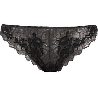 Wacoal-Lingerie-Lace-Perfection-Charcoal-Grey-Tanga-Brief-WE135007CHL
