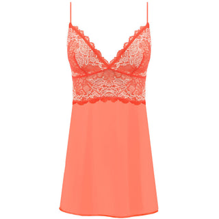 Wacoal-Lingerie-Lace-Perfection-Fiesta-Red-Chemise-WE135009FIA