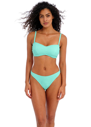 Ibiza Waves Bandeau Bikini Top Frozen Blue - Freya Swim