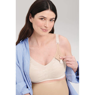 Essential Lace Nursing Bralette Grey - Anita