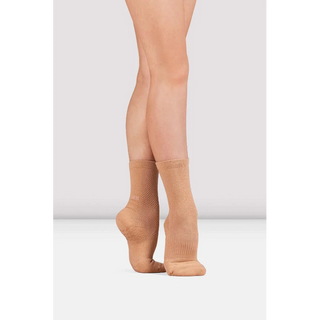 Blochsox-Crew-Length-Silicone-Grip-Dance-Socks-Sand-A1200-Alt