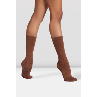Blochsox-Silicone-Grip-Dance-Socks-Cocoa-A1000