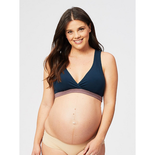 Cake-Maternity-Milk-Bamboo-Nursing-Sleep-Bra-Navy-Blue