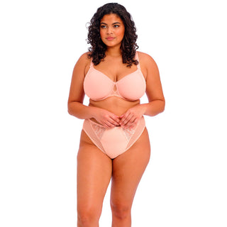 Elomi-Lingerie-Charley-Ballet-Pink-Bandless-Moulded-Bra-EL4383BAK-High-Leg-Brief-EL4386BAK-Front