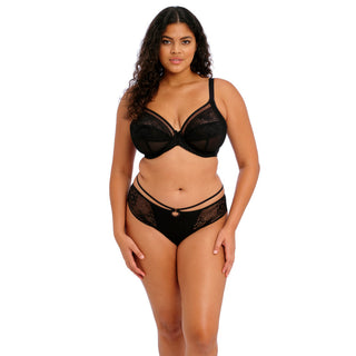 Elomi-Lingerie-Kendra-Black-Plunge-Bra-EL301602BLK-Thong-EL301670BLK