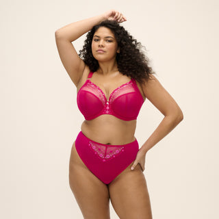 Elomi-Lingerie-Matilda-Hot-Pink-Plunge-Bra-EL8900HOK-Brazilian-Brief-EL8909HOK
