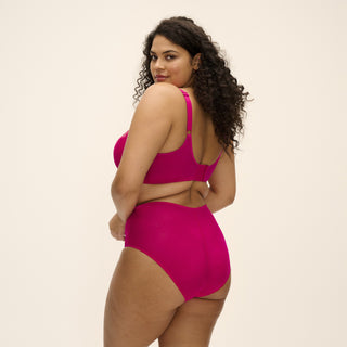Elomi-Lingerie-Matilda-Hot-Pink-Plunge-Bra-EL8900HOK-Full-Brief-EL8906HOK-Back