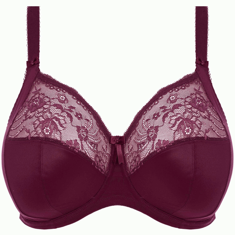 Elomi Womens Morgan Underwire Full Cup Stretch Lace Banded Bra, 38HH 