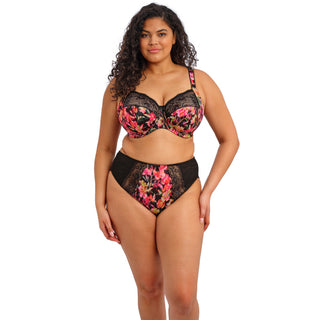 Elomi-Lingerie-Morgan-Side-Support-Banded-Bra-Hot-House-Floral-Print-EL4110HOU-High-Leg-Brief-EL4118HOU