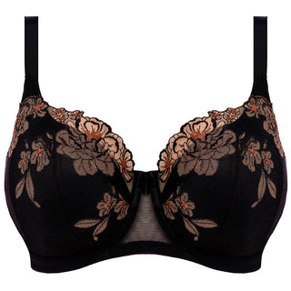 Elomi-Lingerie-Teagan-Black-Almond-Paddd-Half-Cup-Bra-EL302615ALM