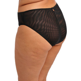 Model wearing Elomi Teagan high leg brief underwear in Rainbow, alternative view 1