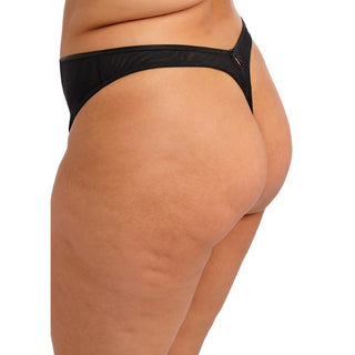 Model wearing Elomi Teagan thong underwear in Rainbow, alternative view 1