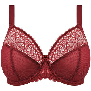 Elomi Tiernie plunge bra in Tibetan Red, product cut-out