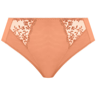 Elomi Lingerie Zarla High Leg Brief Cafe Au Lait Nude EL302553CAT