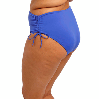 Elomi Swim Plain Sailing Azure Blue Adjustable Bikini Brief ES7287AZE Back