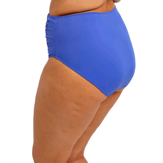 Elomi Swim Plain Sailing Azure Blue Full Bikini Brief ES7286AZE Back