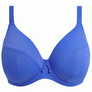 Elomi Swim Plain Sailing Azure Blue Plunge Bikini Top ES7284AZE