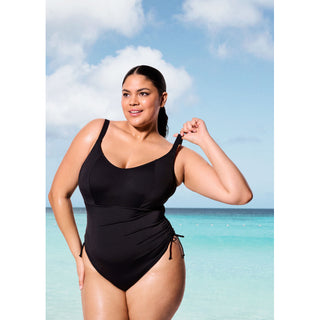 Elomi Swim Plain Sailing Black One Piece Swimsuit ES7281BLK Lifestyle