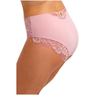 Model wearing Fantasie Emmaline full brief in Blossom, side view