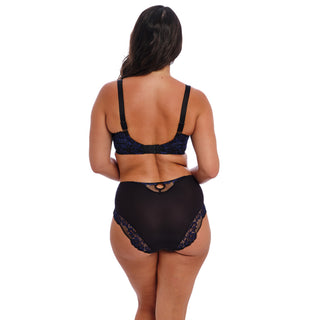 Fantasie Lingerie Emmaline Blue Black Midnight Moulded Spacer Bra FL102710MIH Full Brief FL102751MIH Back