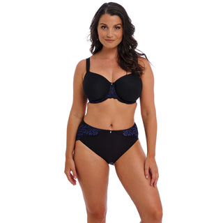 Fantasie Lingerie Emmaline Blue Black Midnight Moulded Spacer Bra FL102710MIH Full Brief FL102751MIH